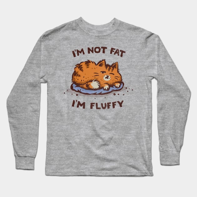 Fluffy Cat Long Sleeve T-Shirt by kg07_shirts